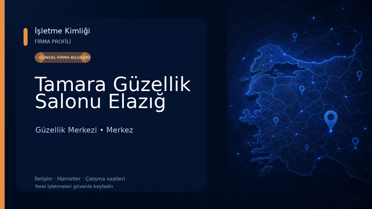 Tamara Güzellik Salonu Elazığ