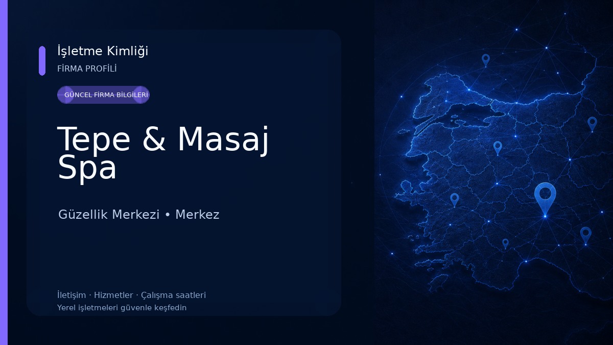 Tepe & Masaj Spa