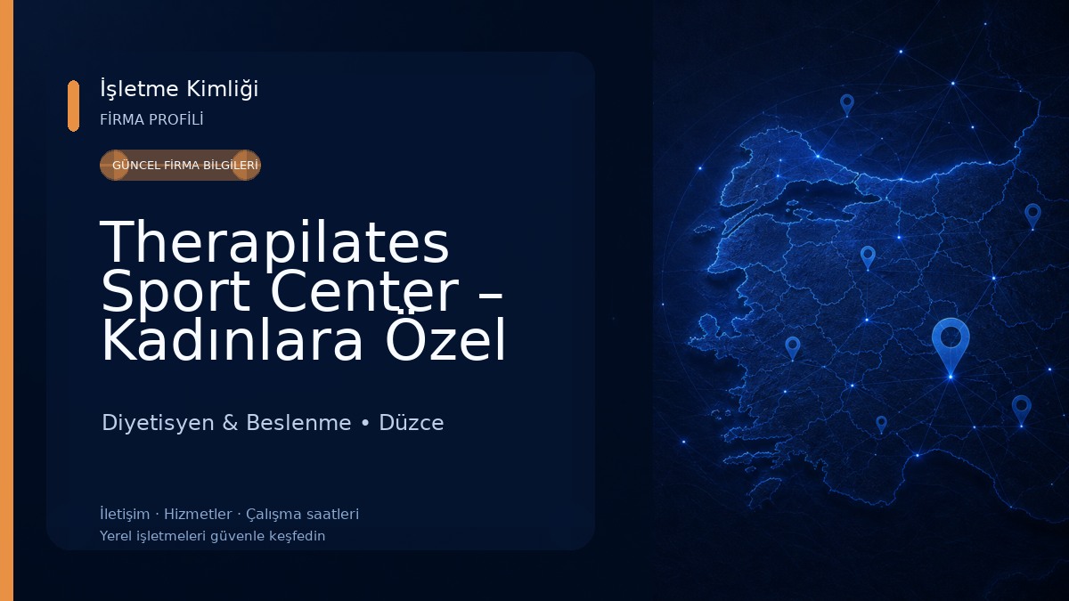 Therapilates Sport Center – Kadınlara Özel Spor Salonu Diyetisyen & Beslenme