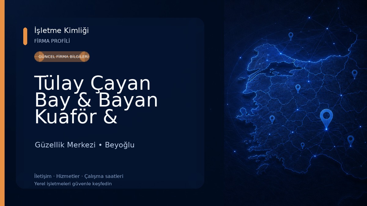 Tülay Çayan Bay & Bayan Kuaför & Güzellik Salonu 