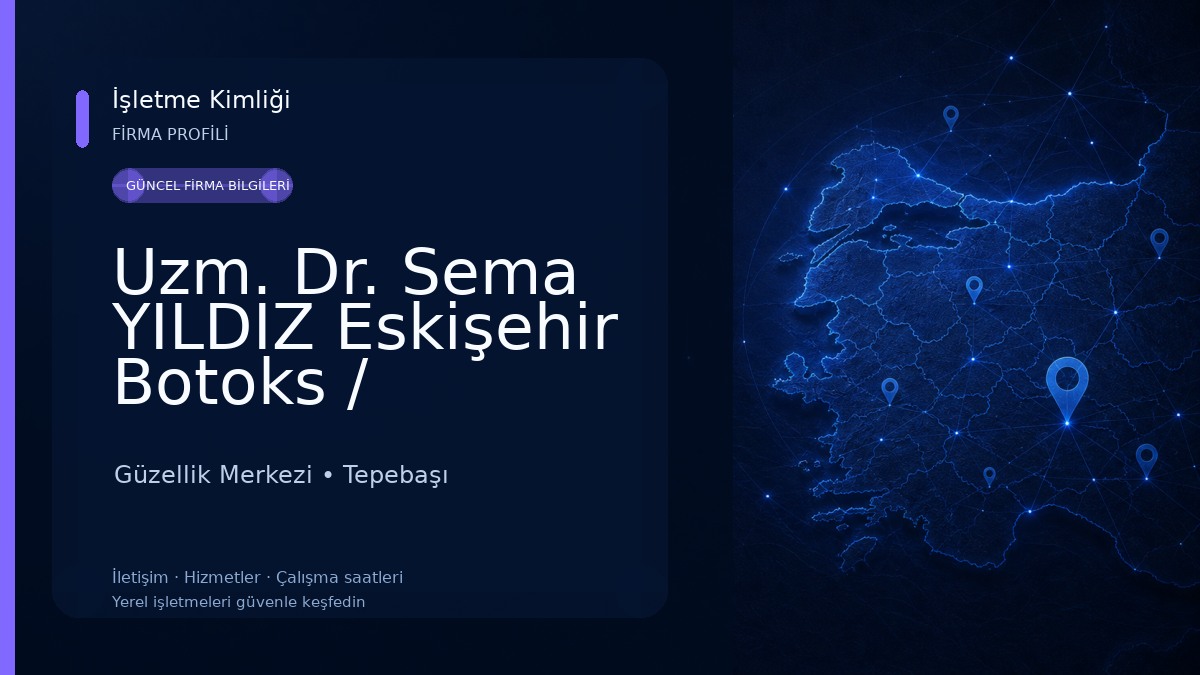 Uzm. Dr. Sema YILDIZ Eskişehir Botoks / Eskişehir Dudak Dolgusu / Eskişehir Saç Mezoterapisi / Dermapen / Gençlik Aşısı