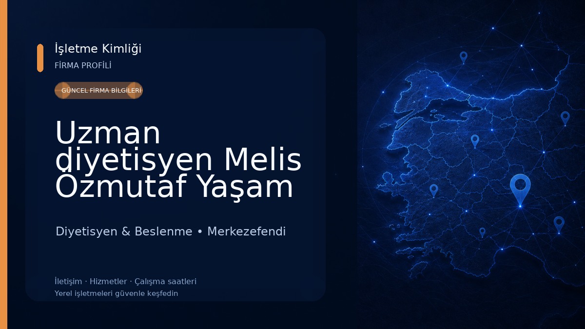 Uzman diyetisyen Melis Özmutaf Yaşam Merkezi - denizli diyetisyen Diyetisyen & Beslenme