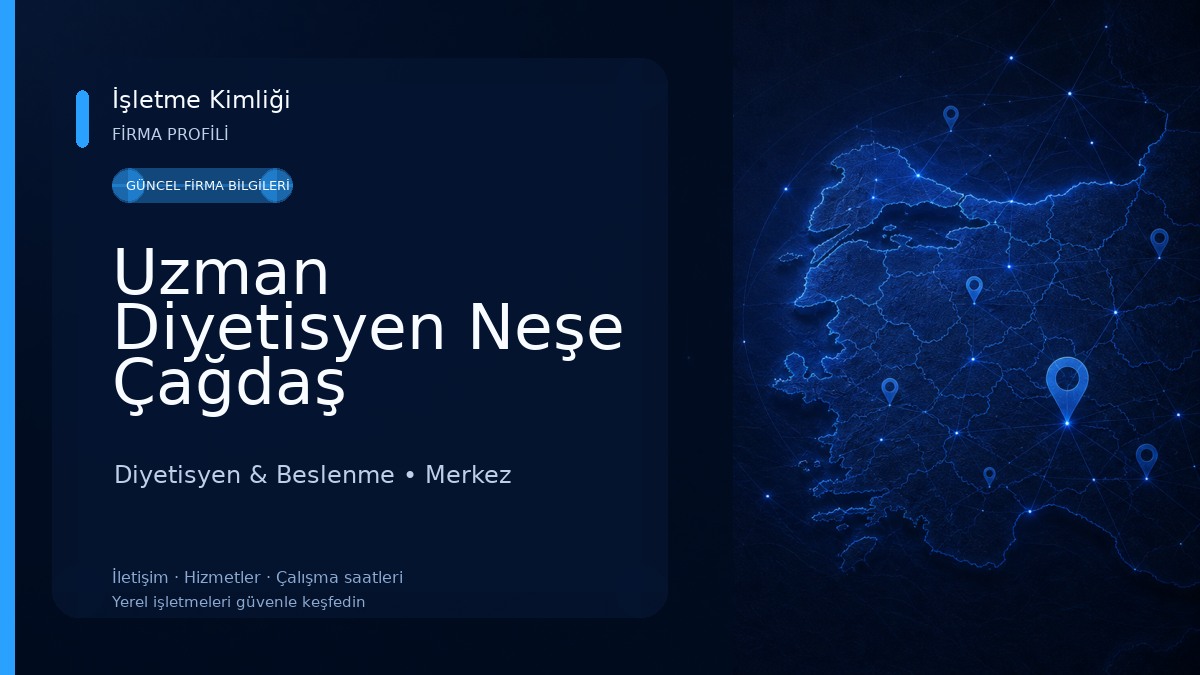 Uzman Diyetisyen Neşe Çağdaş Danışman Diyetisyen & Beslenme