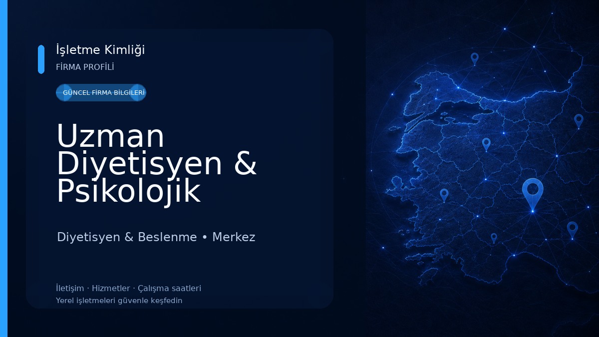 Uzman Diyetisyen & Psikolojik Danışman Merve Şimşek