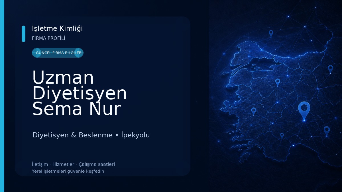 Uzman Diyetisyen Sema Nur Arslan Beslenme ve Diyet Danışmanlık Merkezi Diyetisyen & Beslenme