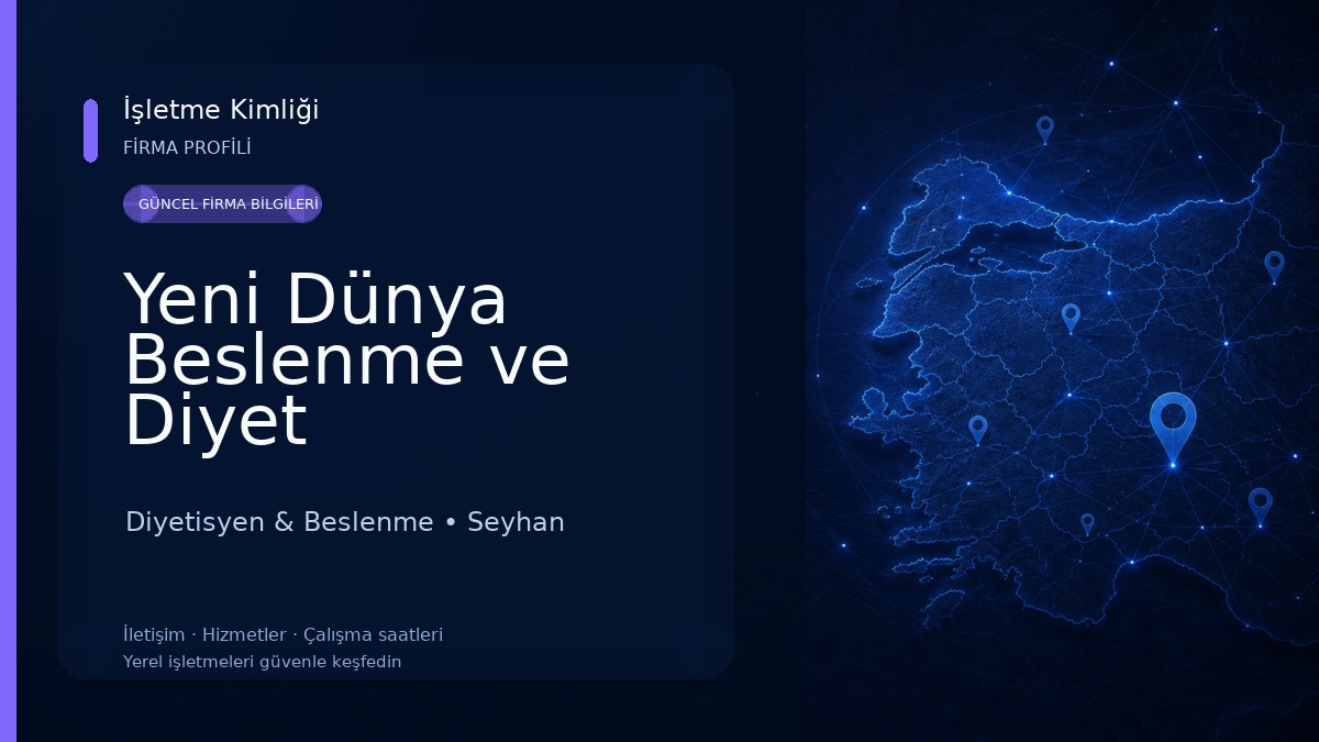 Yeni Dünya Beslenme ve Diyet Danışmanlığı Diyetisyen & Beslenme